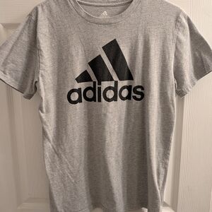 Adidas Gray T-Shirt Youth Large